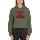 86 campers Crop Hoodie