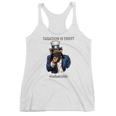 Taxation Is Theft Women's Racerback Tank - 86Campers