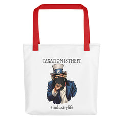 Taxation Is Theft Tote bag - 86Campers