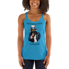 Taxation Is Theft Women's Racerback Tank - 86Campers