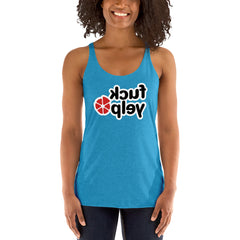 F%*k Yelp Women's Racerback Tank - 86Campers