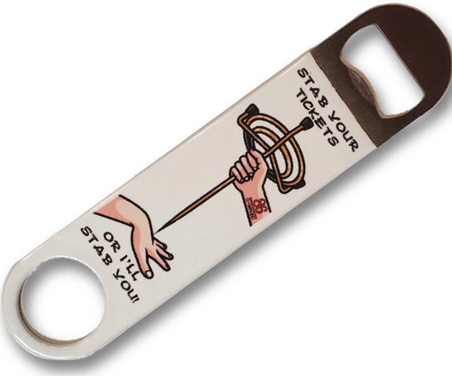 Stab Your Tickets Bottle Opener - 86Campers